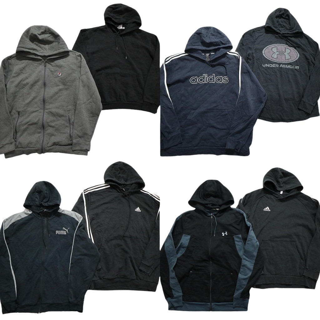 古着卸 まとめ売り スポーツブランドMIX スウェット 8枚セット (メンズ XL ) プーマ フィラ アディダス 中古 古着 NC1171拍卖