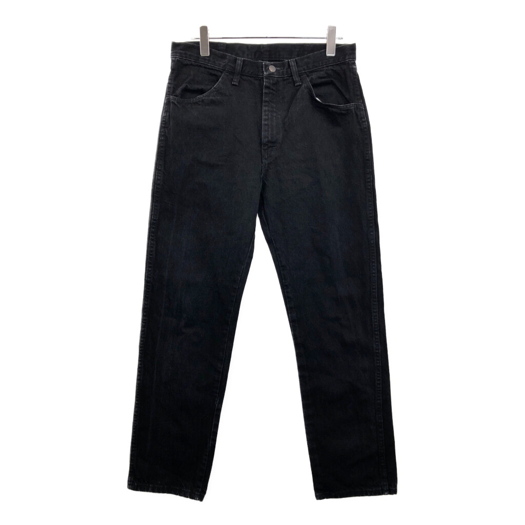 RUSTLER ラスラー デニムパンツ ブラック(メンズ W34 L32)中古 古着 V3023拍卖