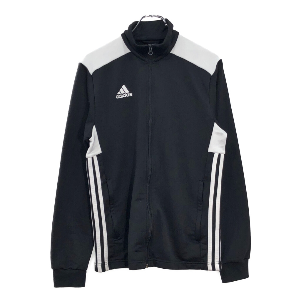 adidas アディダス トラックジャケット スポーツ ブラック(メンズ S相当)中古 古着 V3130拍卖