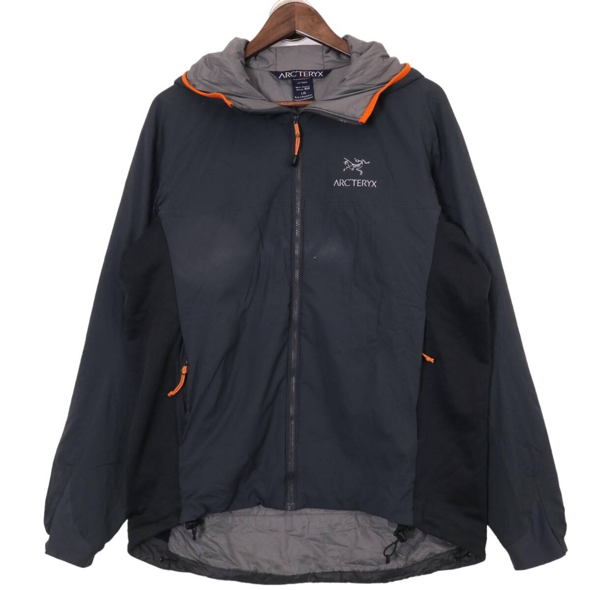 ARC'TERYX アークテリクス ATOM LT HOODY ジャケット アウトドア テック系 グレー (メンズ L) 中古 古着 A0081拍卖