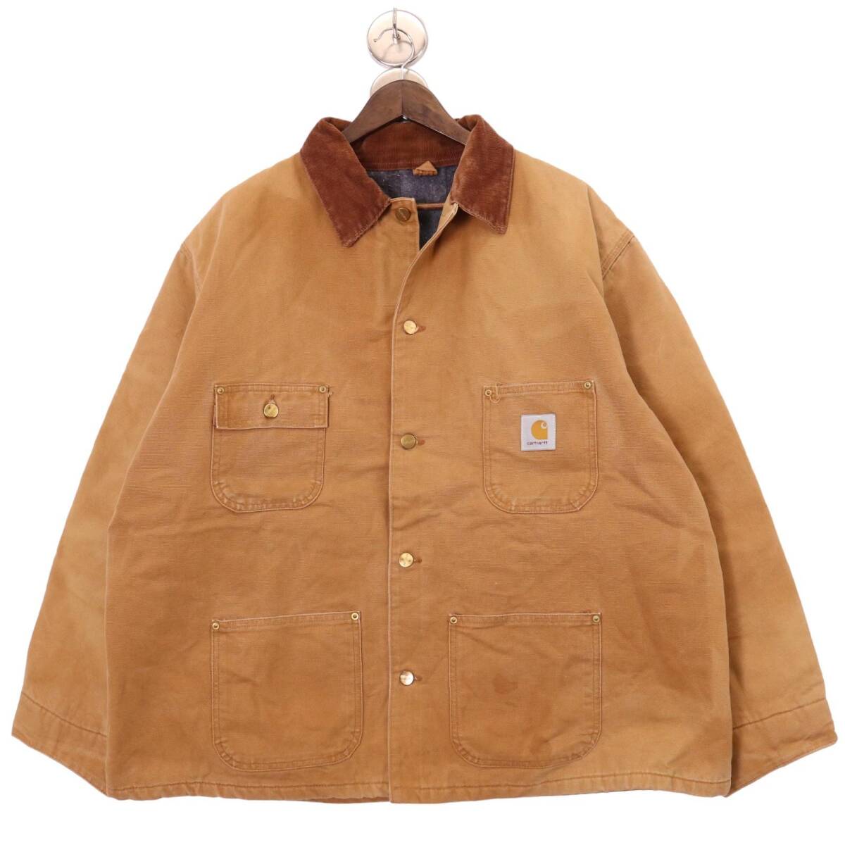 Carhartt カーハート ミシガンチョアコート ワークジャケット ブラウン (メンズ 2XL相当) 中古 古着 A0935拍卖
