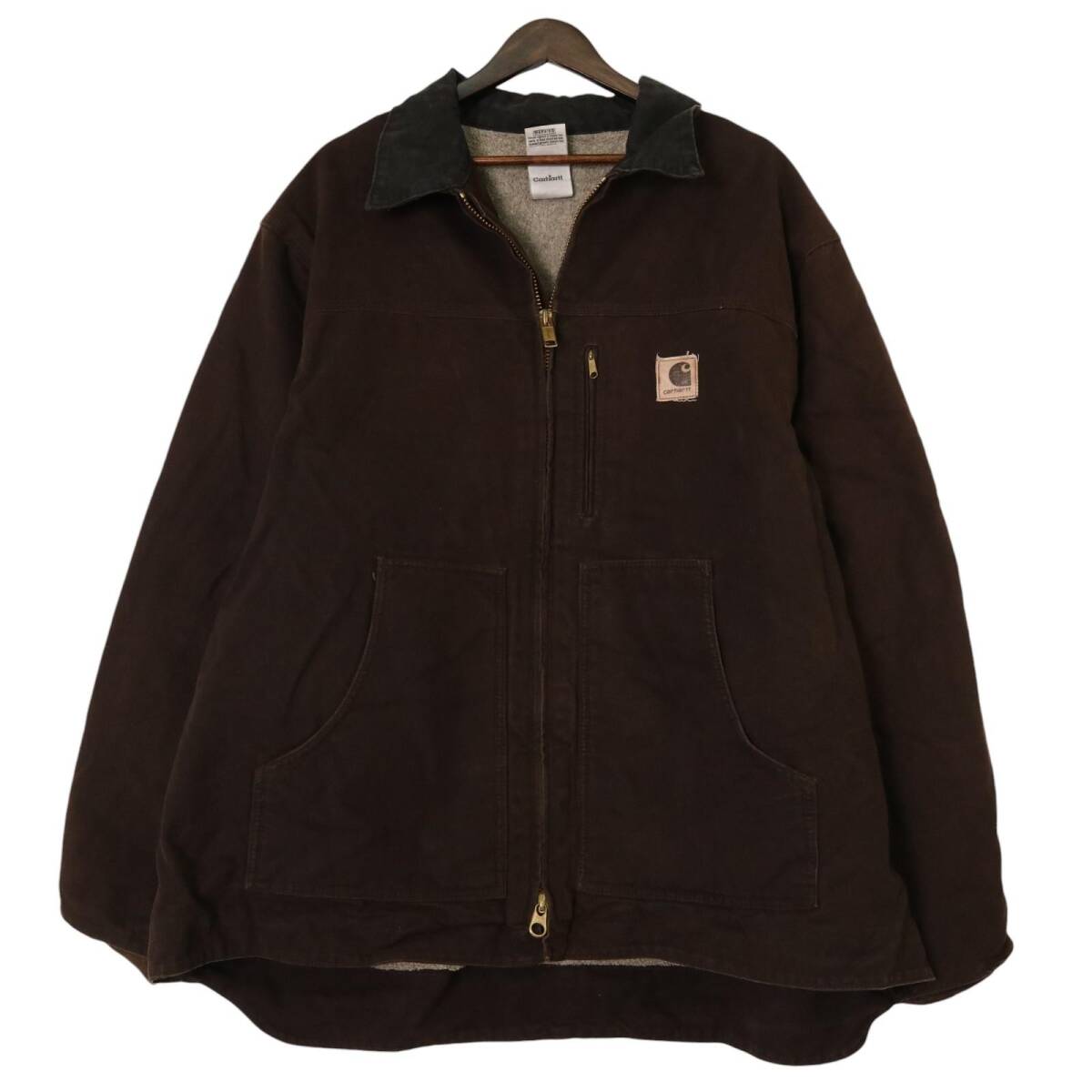 Carhartt カーハート ダックワークジャケット 大きいサイズ ブラウン (メンズ 2XL) 中古 古着 A2018拍卖