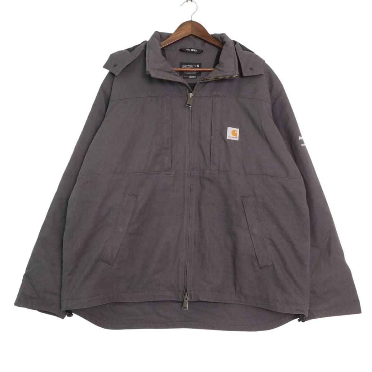 Carhartt カーハート フルスイング クライダージャケット グレー(メンズ XL)中古 古着 A4938拍卖
