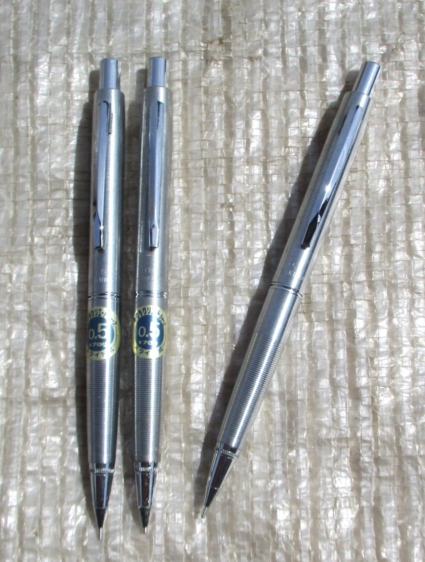 昭和ビンテージ・未使用 大量 サクラエリートシャープ SAKURA 0.5 スライド式 3本 1970-80年代 まとめて・一括売切拍卖