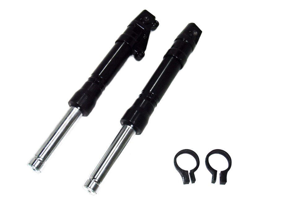 社外 ライブディオ ZX DIO AF18 AF28 AF35 AF34 フロントサスペンション フロントフォーク 黒 ブラック 114拍卖