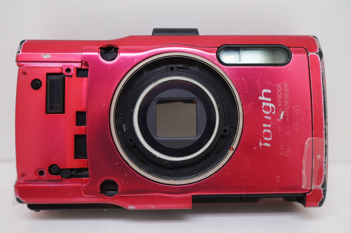 ☆ジャンク品☆OLYMPUS TOUGH STYLUS TG-4 レッド(外装のみ)拍卖