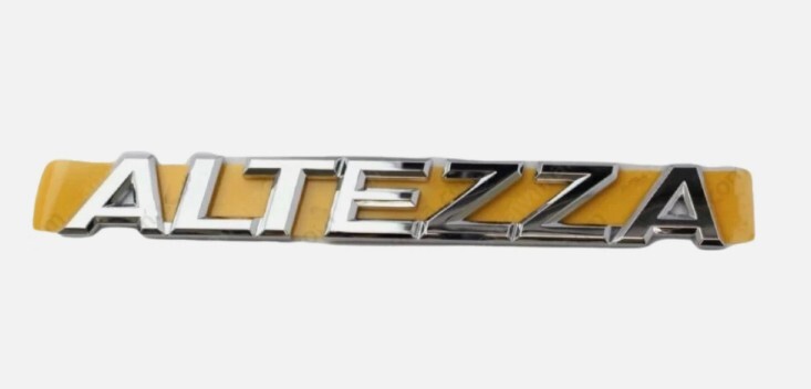 トヨタ 純正部品 未使用 アルテッツァ リヤ エンブレム ラドアネーム プレート レクサス TOYOTA ALTEZZA SXE10 GXE10 LEXUS IS300 IS200拍卖