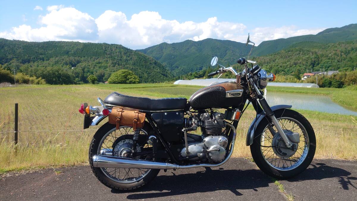希少車★1972★トライアンフ★TRIUMPH★トライデント★TRIDENT★T150V★5速MT★3気筒★クレジット可拍卖