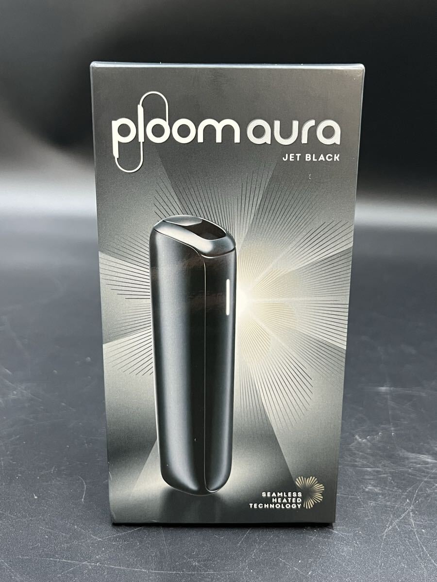 【未使用品】Ploom aura プルームオーラ ジェットブラック 箱 付属品 電子タバコ プルーム 喫煙具拍卖