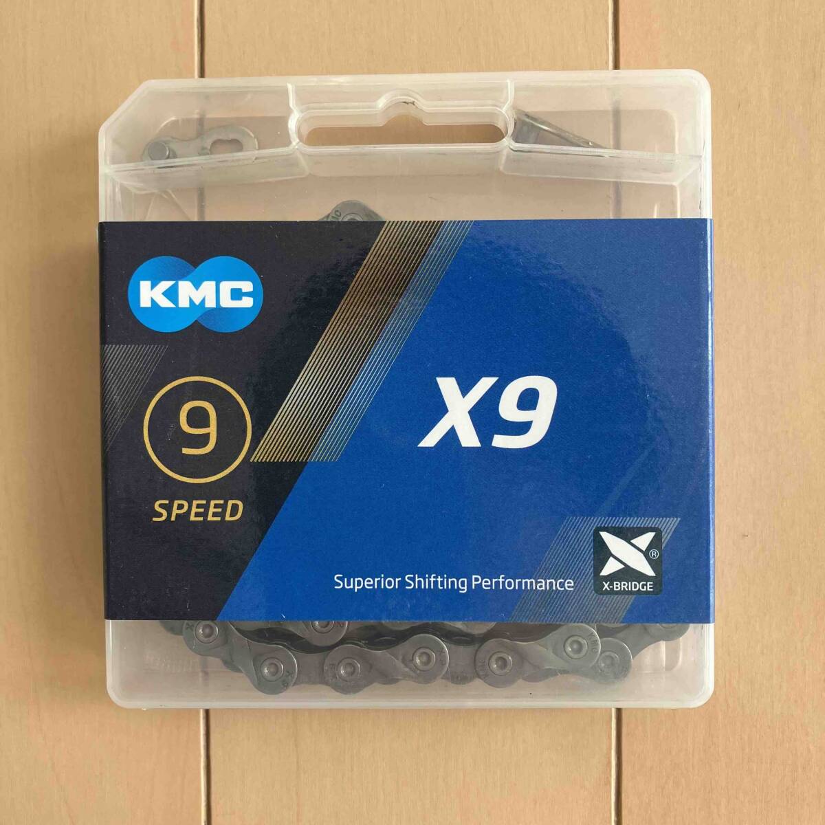 新品 未使用 KMC X9 チェーン クロスバイク 自転車ロードバイク グラベル MTB シマノ 互換 9速 9s ミッシング リンク コネクトリンク拍卖