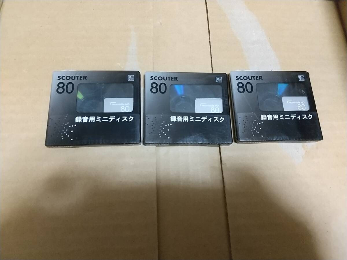 録音用ミニディスク SCOUTER 80 3枚拍卖