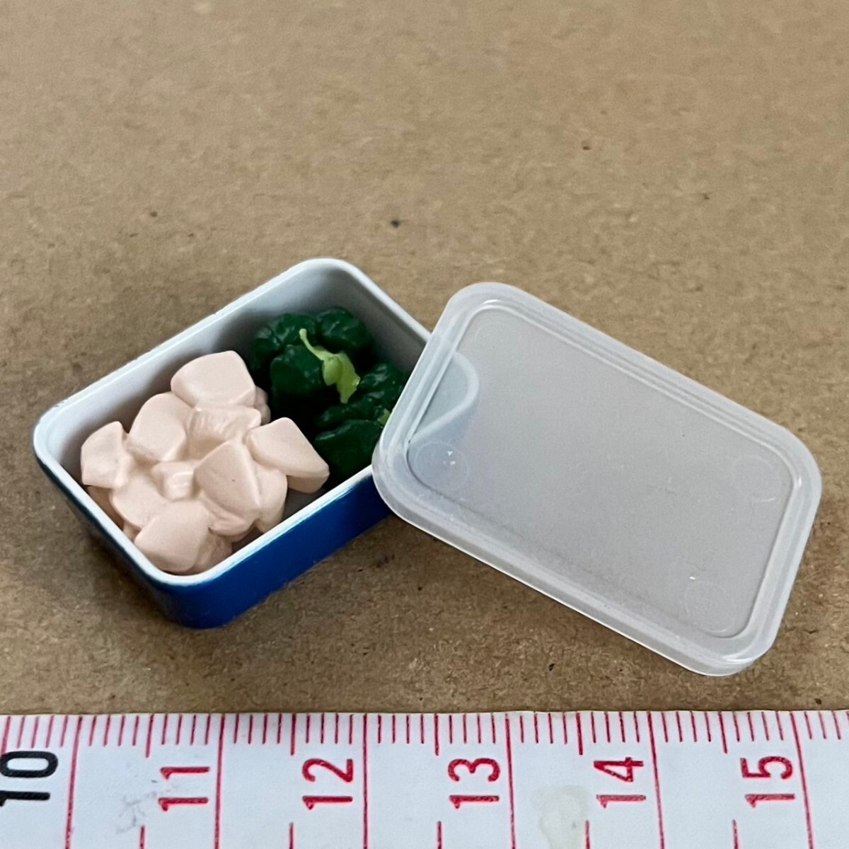 保存容器 ササミ ブロッコリー ミニチュア品 リーメント 今日の朝ごはん ぷちサンプル拍卖