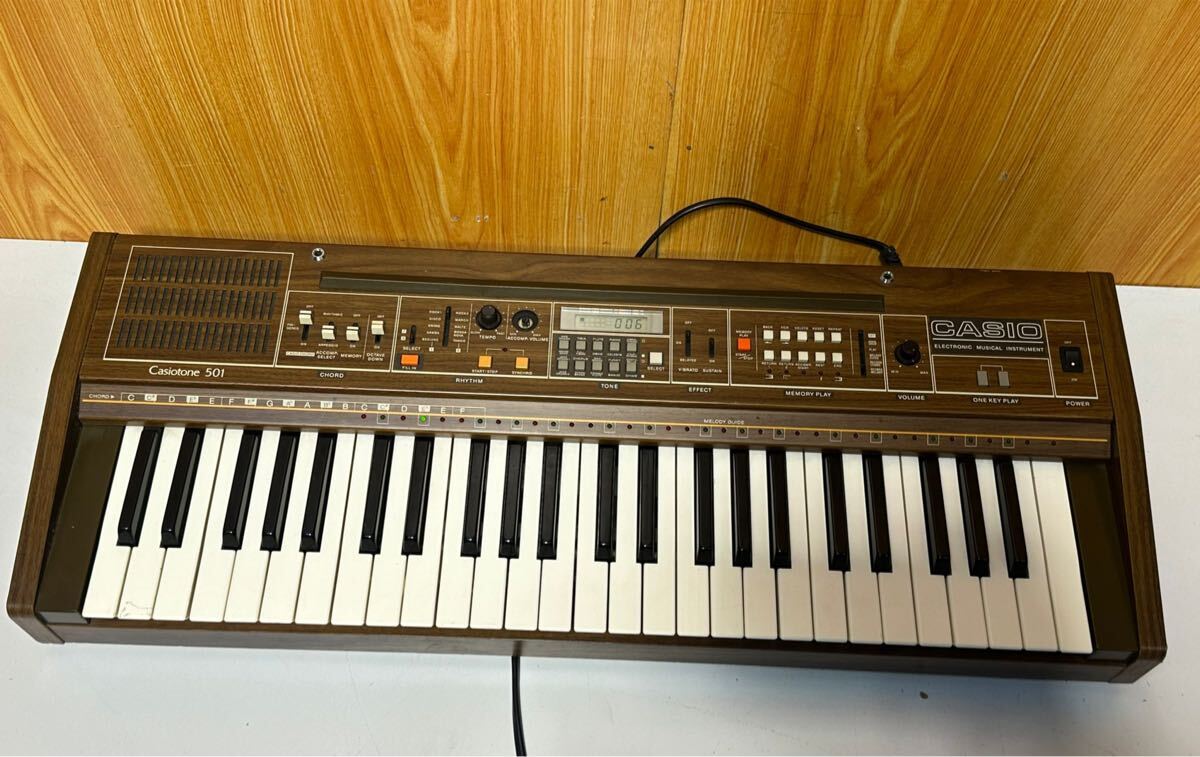 (473)CASIO カシオ キーボード エレクトーン CASIOTONE 501 カシオトーン501 動作品拍卖