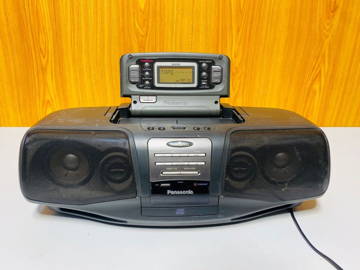 (505) Panasonic パナソニック コブラトップ CDラジカセ バブルラジカセ RX-DT707 動作品拍卖