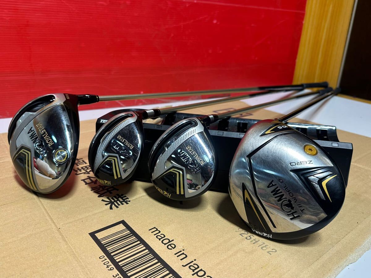 (597)HONMA ロイヤルスター ゴルフクラブセット フレックスSR 本間ゴルフ クラブセット 現状渡し拍卖
