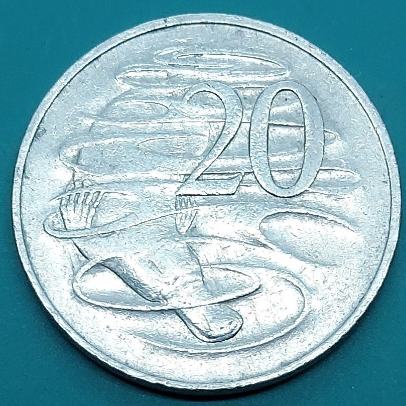 オーストラリア 20セント硬貨 1966年 カモノハシ 外国コイン 海外古銭 【L259】拍卖