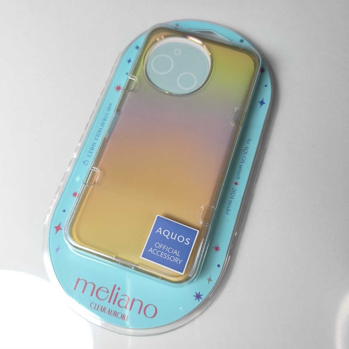 AQUOS sense9 ソフトケース クリアオーロラ ブラウン 144拍卖