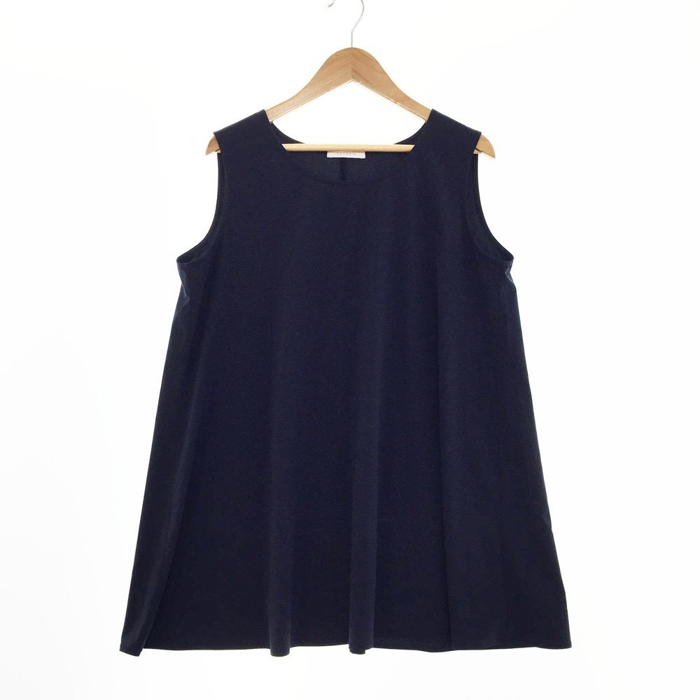 ★2024SS 美品 DANSKIN ダンスキン ヨギクロスタンク レディースL ネイビー スポーツ フィットネス タンクトップ DC324113 1BA/93670拍卖