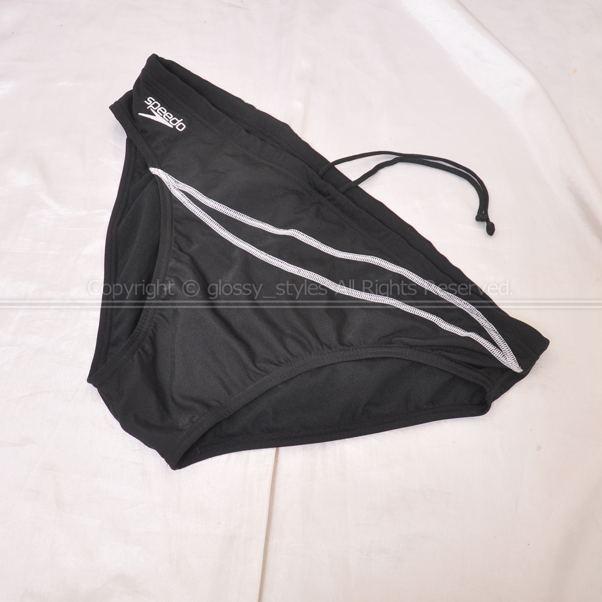 K2061-01■美品 特大 UK speedo ENDURANCE+ メンズビキニ 競パン メンズ競泳水着 ブラック 海外S PLUS SIZE拍卖