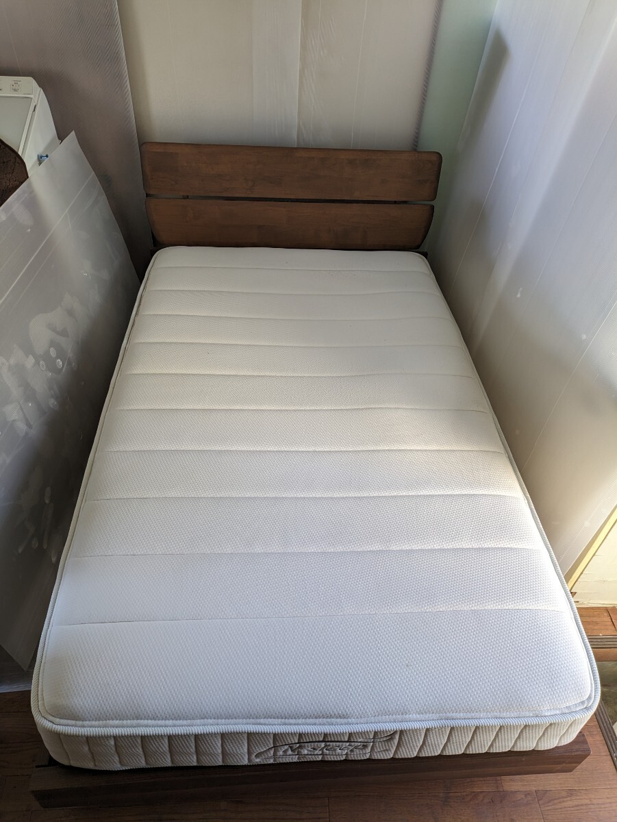 ★福岡市・福岡県内の一部地域限定★セミダブルベッド・マットレス セット 暮らし 睡眠 布団 寝る 快適 暮らし 生活 木 家具 Nスリープ拍卖