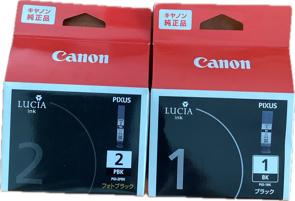 キャノン インクカートリッジ PGI-1BK 1箱 PGI-2PBK 2箱 期限切れ拍卖