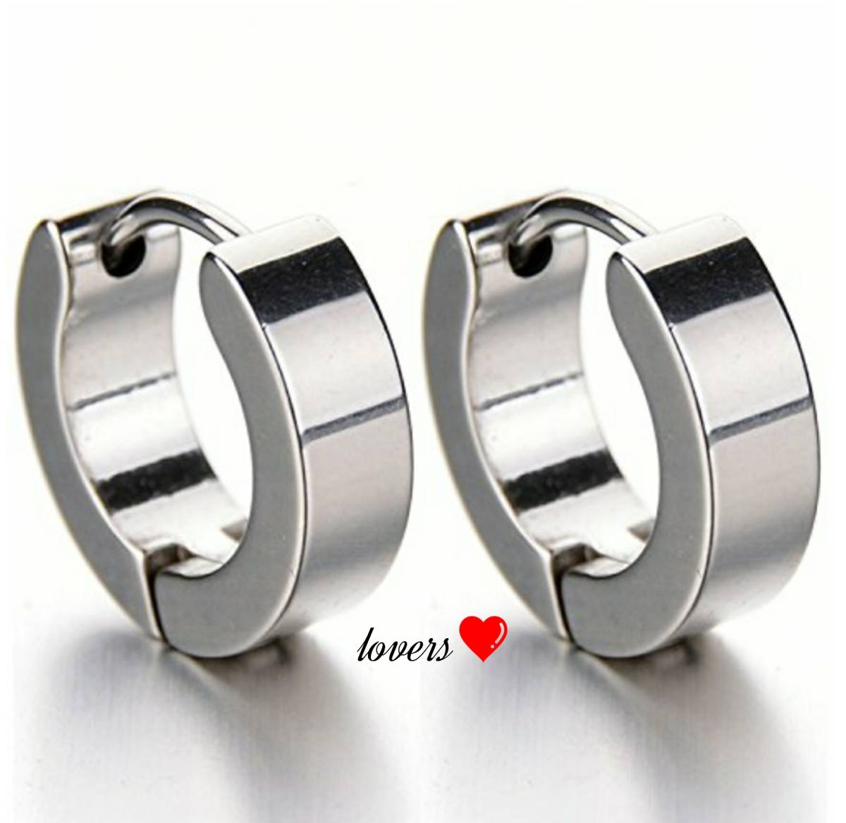 送料無料1個4mm幅クロムシルバーサージカルステンレスシンプルフープピアス新品未使用ボーイズガールズメンズレディース拍卖