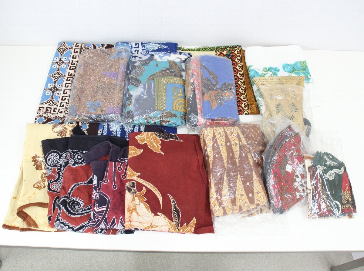 la45■アジアン◆エスニック◆生地・端切れ・古着等◆約6.8kg分まとめて◆シミや黄ばみあり◆リメイク素材◆東南アジア◆はぎれ◆ハギレ拍卖