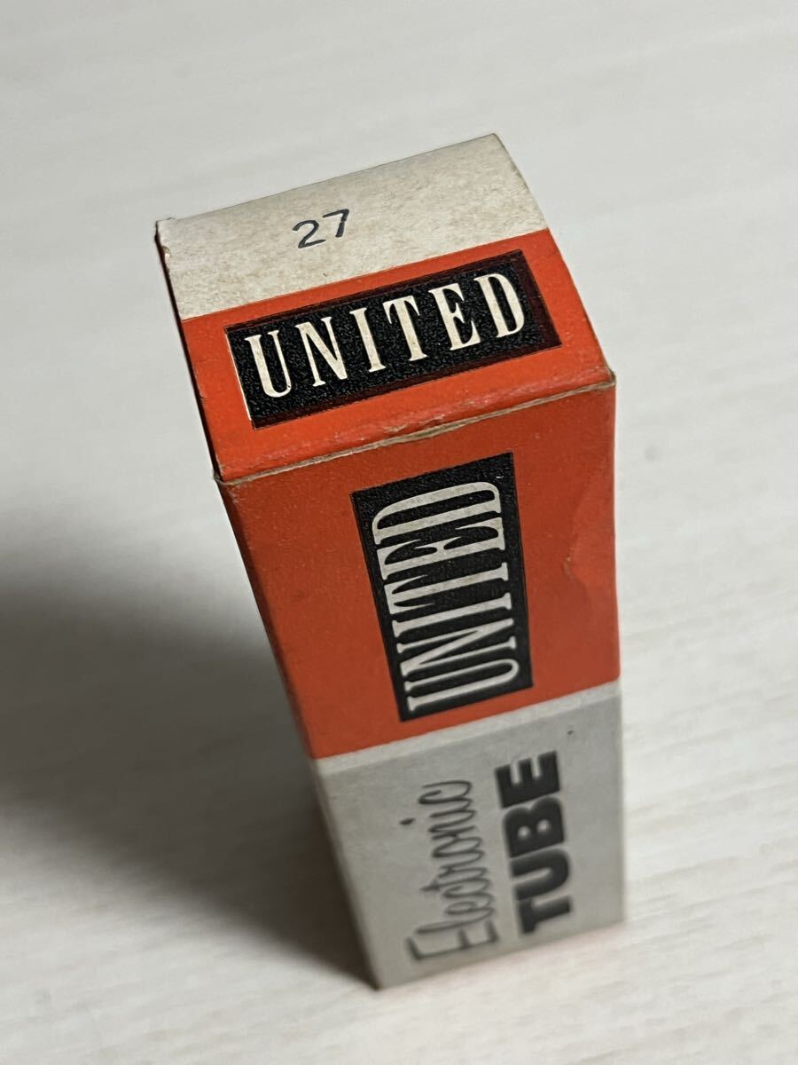 27 1本 UNITED 試験済み 真空管 おそらく未使用拍卖