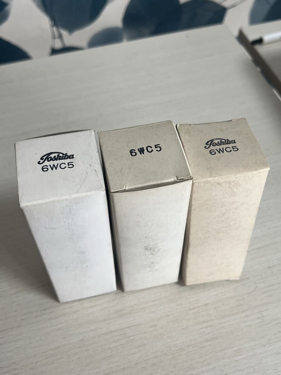 6WC5 6W-C5 3本 東芝 試験済み 真空管 拍卖