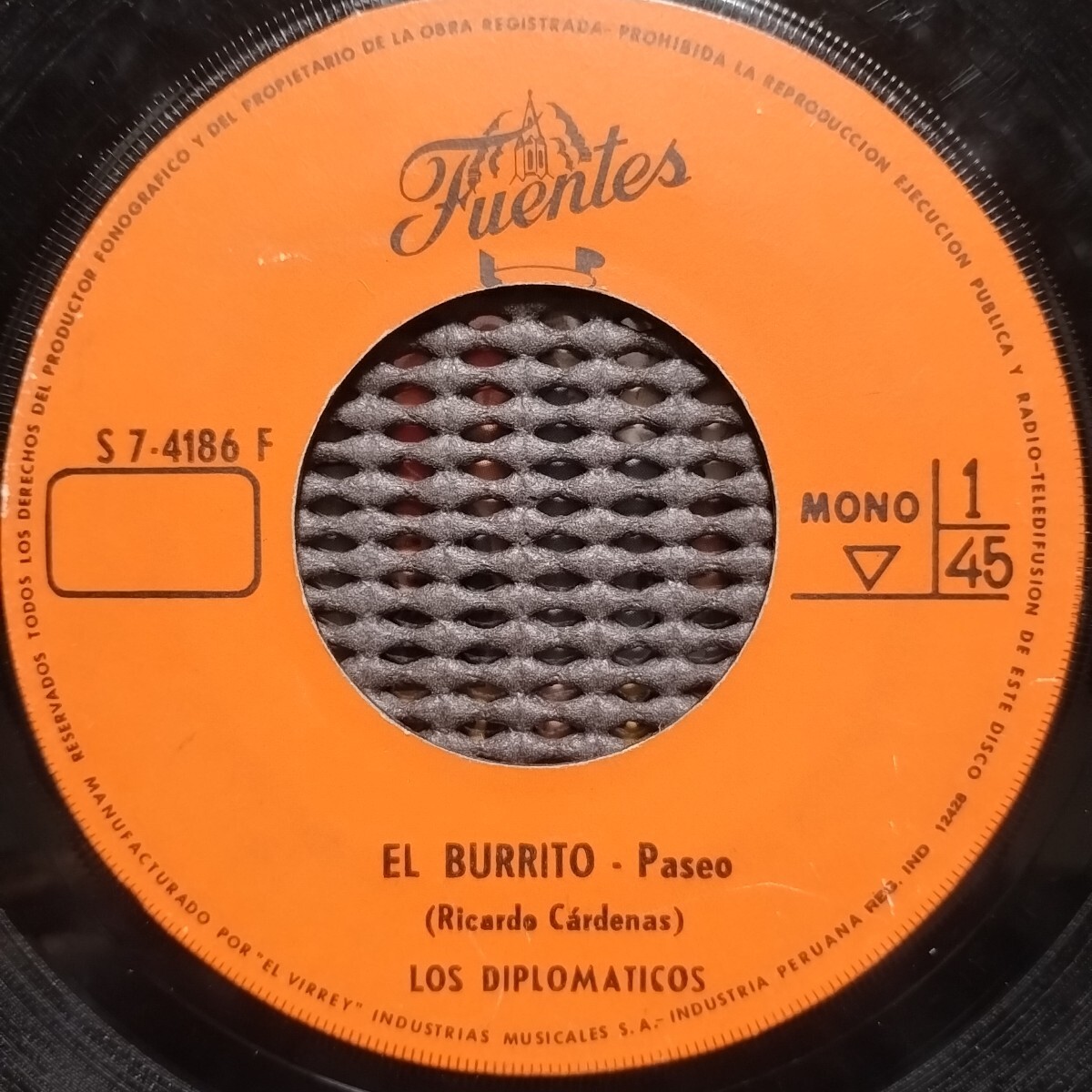 LOS DIPLOMATICOS , EL BURRITO , EL PALO EXSO CUMBIA クンビア拍卖
