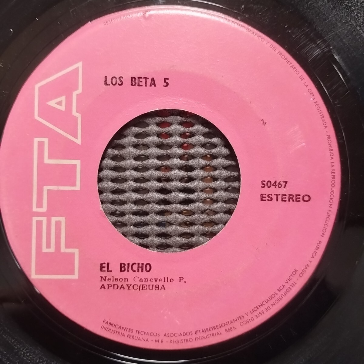 LOS BETA 5, EL BICHO , PICA-PICA-PICA CUMBIA PERUANA クンビア ペルー拍卖