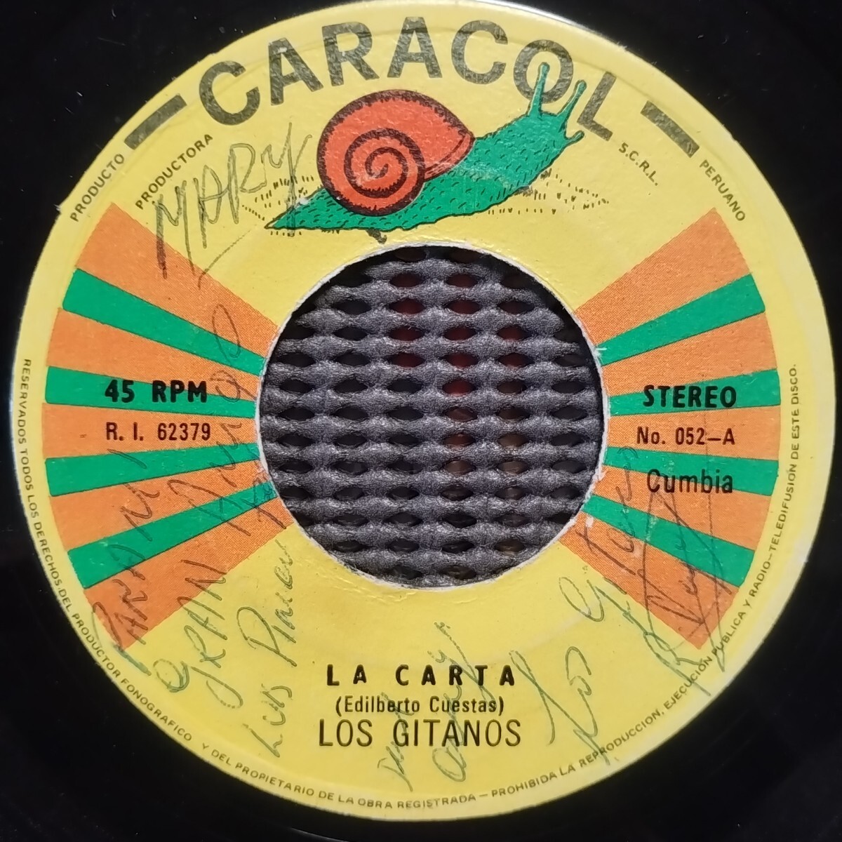 LOS GITANOS , SOLITARIO , LA CATRACUMBIA PERUANA , GUARACHA クンビア拍卖