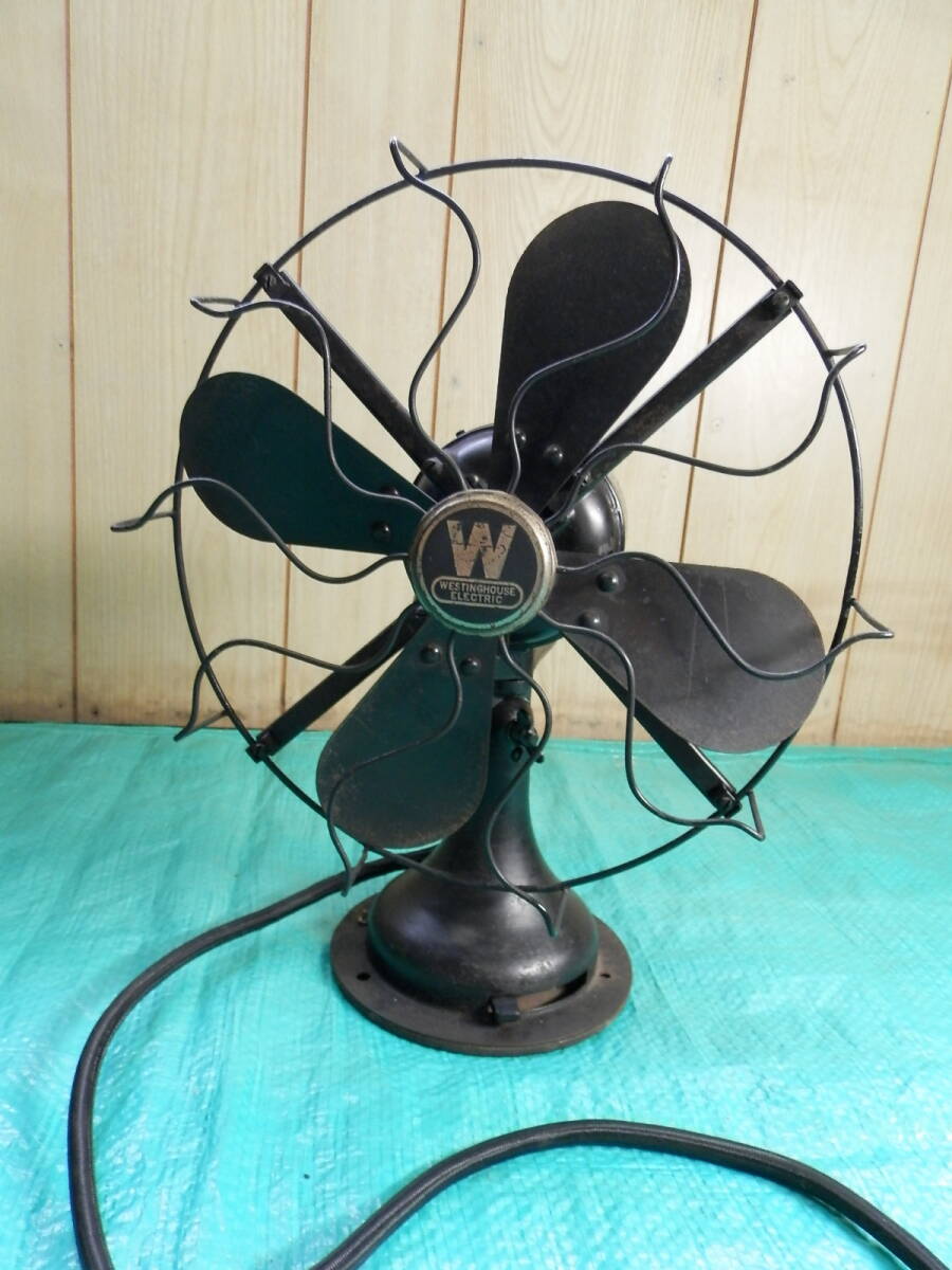 机上型 1910年代 明治後期 ウエスチングハウス扇風機 F241853B型 1771642 米国Westinghouse Electric Corporation 作動品拍卖
