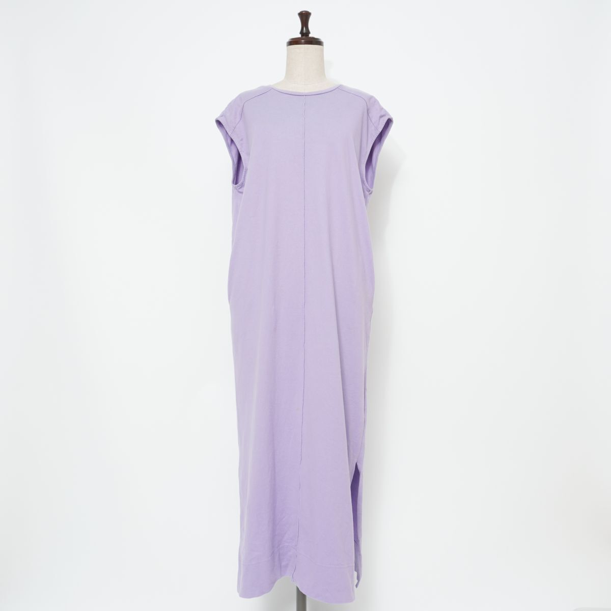 MAISON SPECIAL メゾンスペシャル バックオープンノースリーブカットワンピース ロング丈 レディース ライラック 紫 サイズM*FD1113拍卖