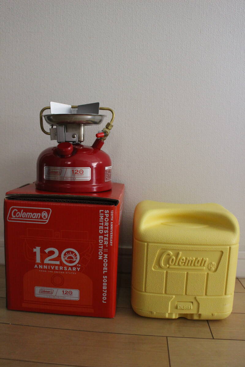 ★未使用品 コールマン Coleman ストーブ 120thアニバーサリー スポーツスターII レッド シングルバーナー 120周年★拍卖
