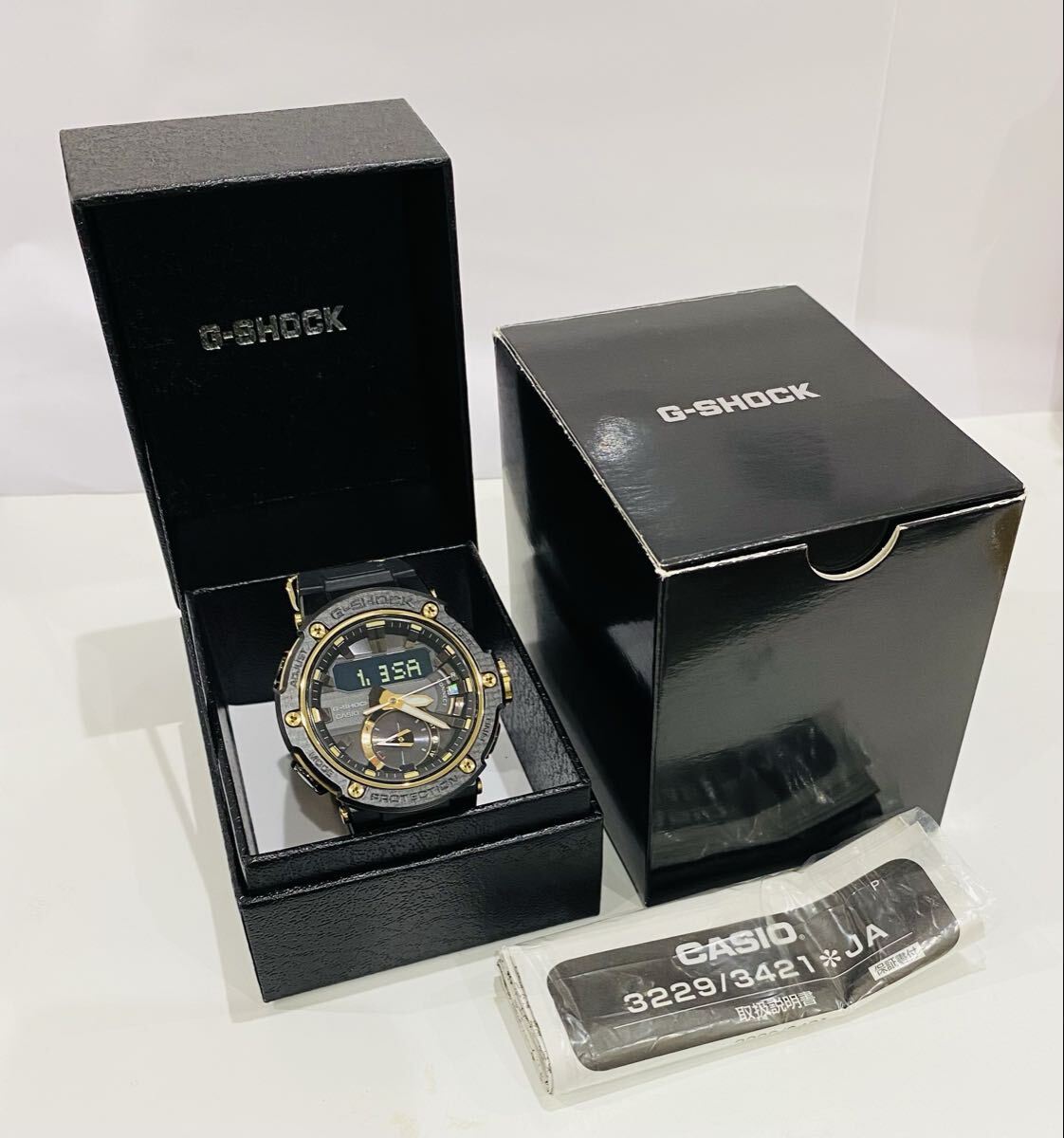 【未使用】CASIO カシオ G-SHOCK GST-B200 タフソーラー カーボンコアガード 腕時計 Gショック拍卖