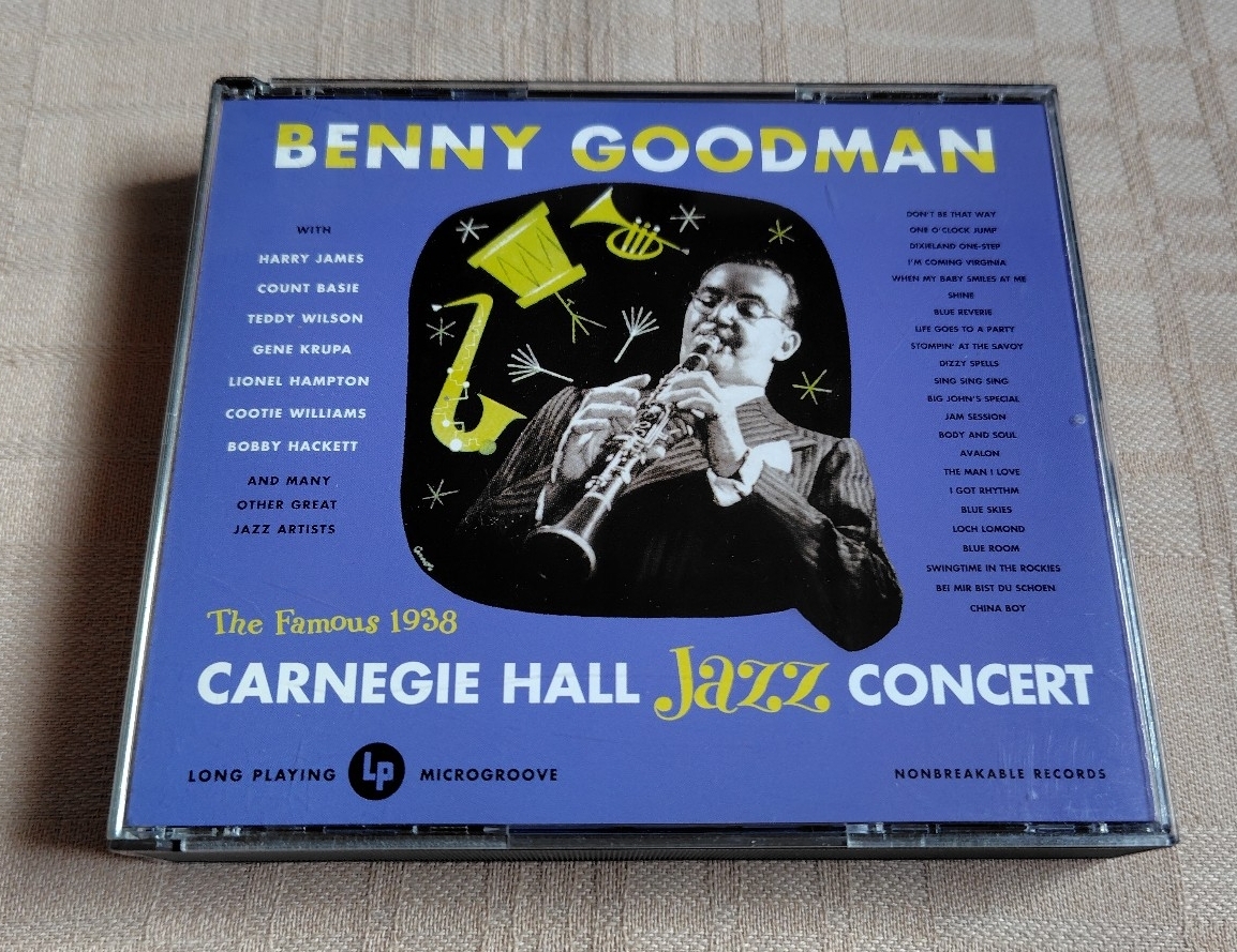 ベニー・グッドマン「ライヴ・アット・カーネギー・ホール 1938(完全版) 」2枚組CD/Benny Goodman at Carniegie Hall 1938 Complete拍卖