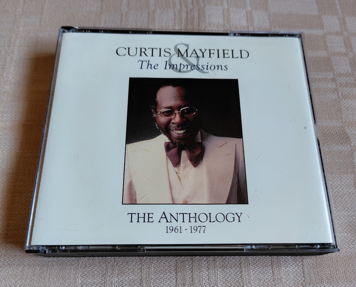 CURTIS MAYFIELD & THE IMPRESSIONS「The Anthology 1961-1977」2枚組CDベスト/カーティス・メイフィールド拍卖