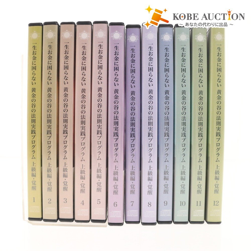 ■ 佐藤康行 CD 12点セット まとめ売り 一生お金に困らない黄金の谷の法則 上級編・覚醒 実践プログラム 1~12巻 箱付き拍卖