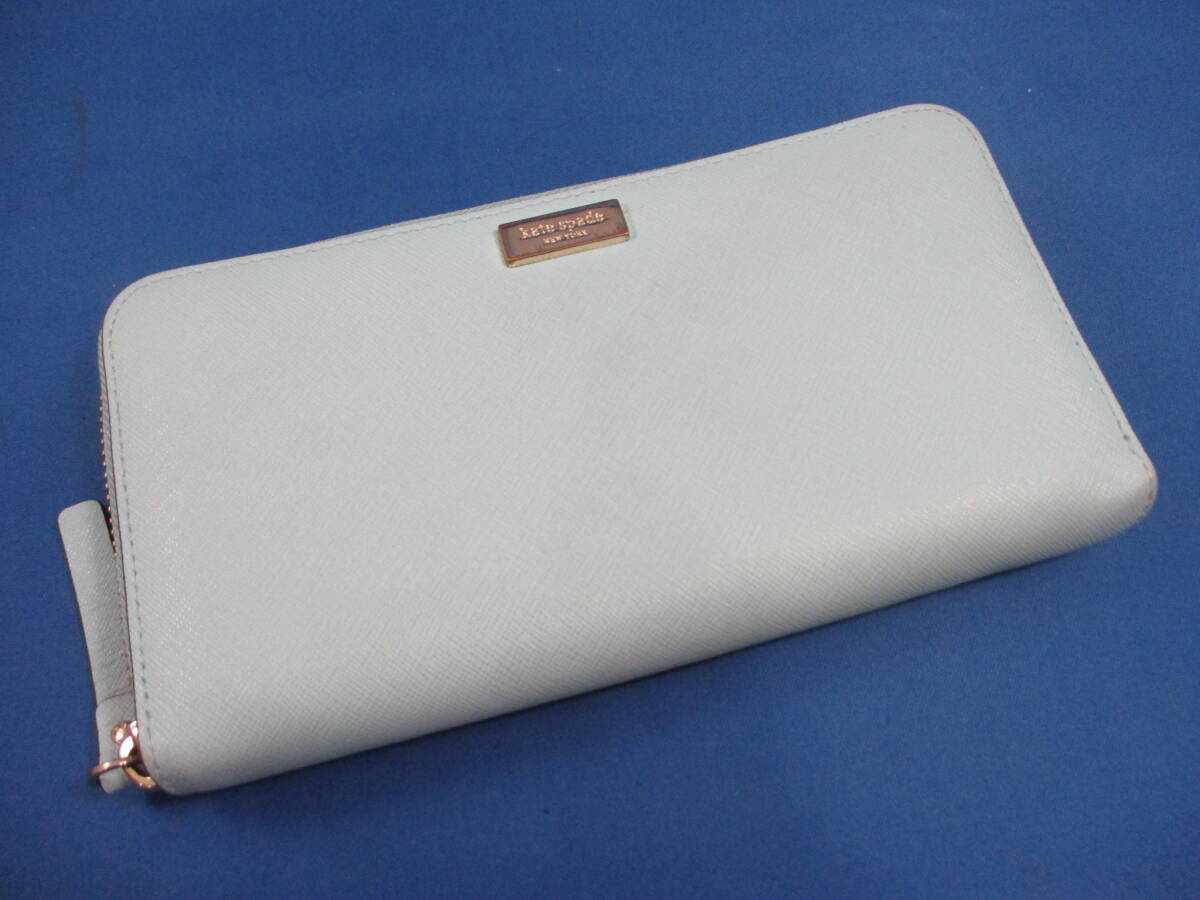 kate spade ケイトスペード ラウンドファスナー 長財布 レザー 「#6864」拍卖