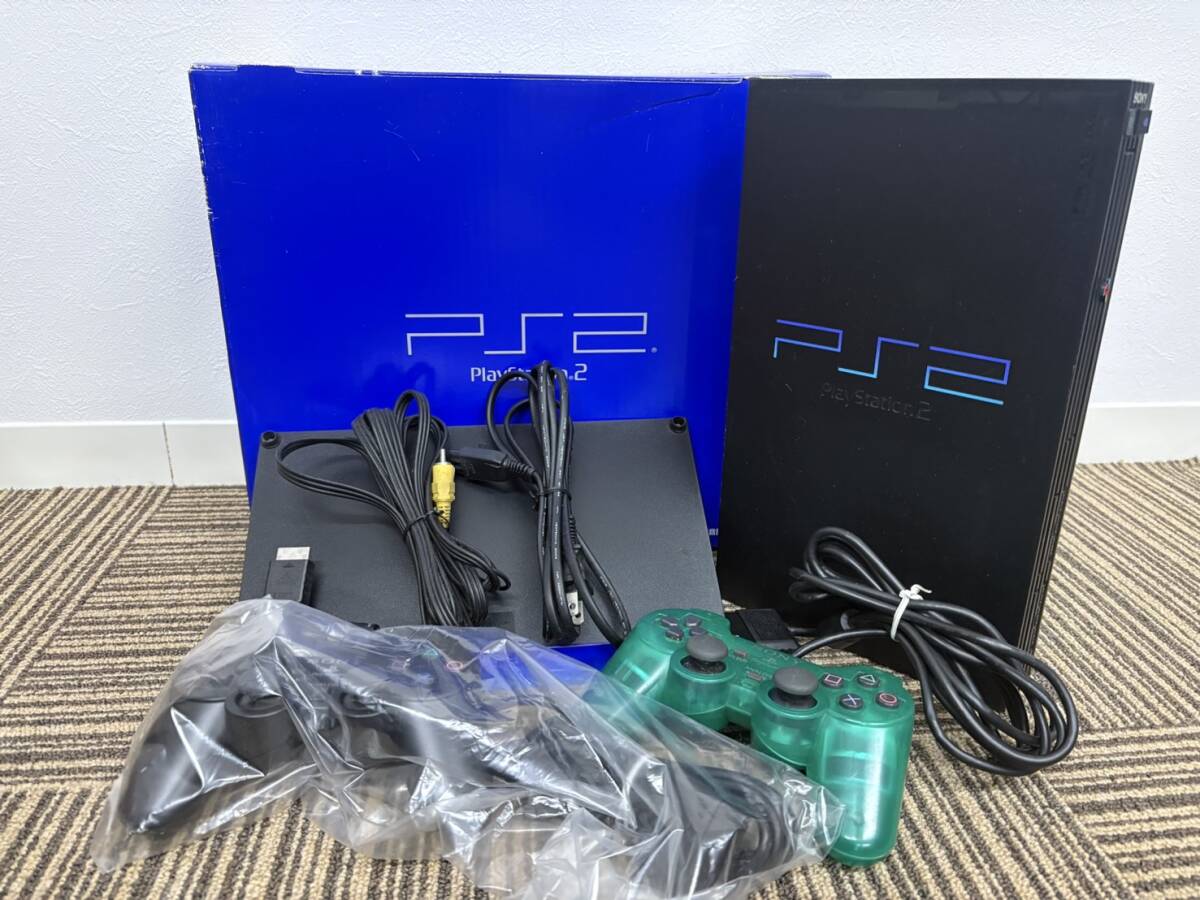 PlayStation 2 SCPH-50000 本体 ソフト3本 セット売り拍卖