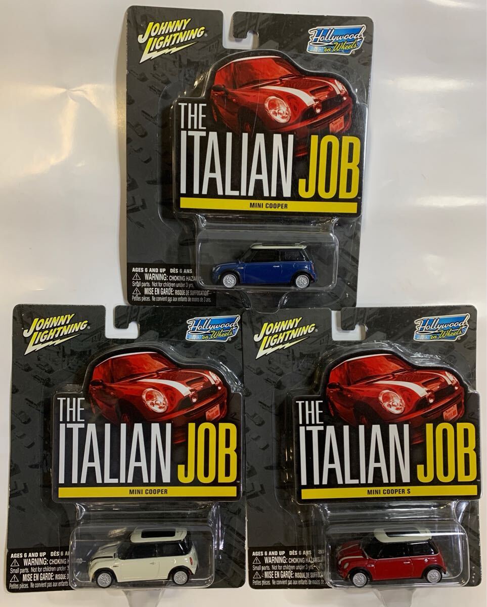 JOHNNY LIGHTNING 1/64 ジョニー ライトニング *MINI COOPER S RED *MINI COOPER WHITE *MINI COOPER BLUE 未開封 計3点拍卖
