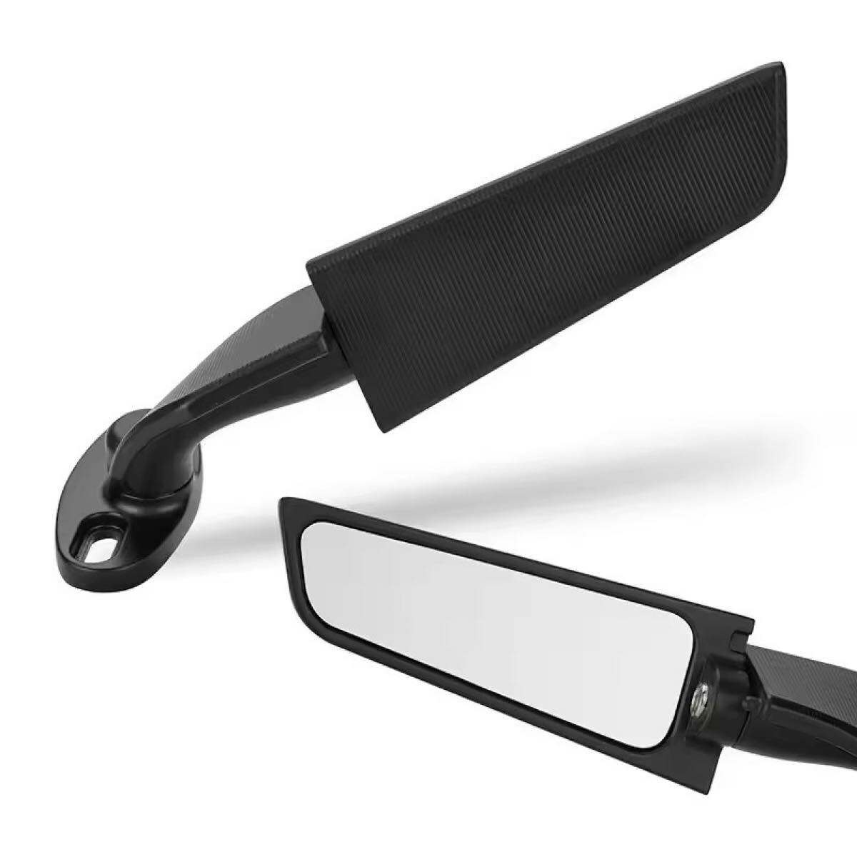 バイク ウイングミラー 汎用 左右セット アルミ製 スポーツタイプ GSX-R1000 HONDACBR250適合拍卖