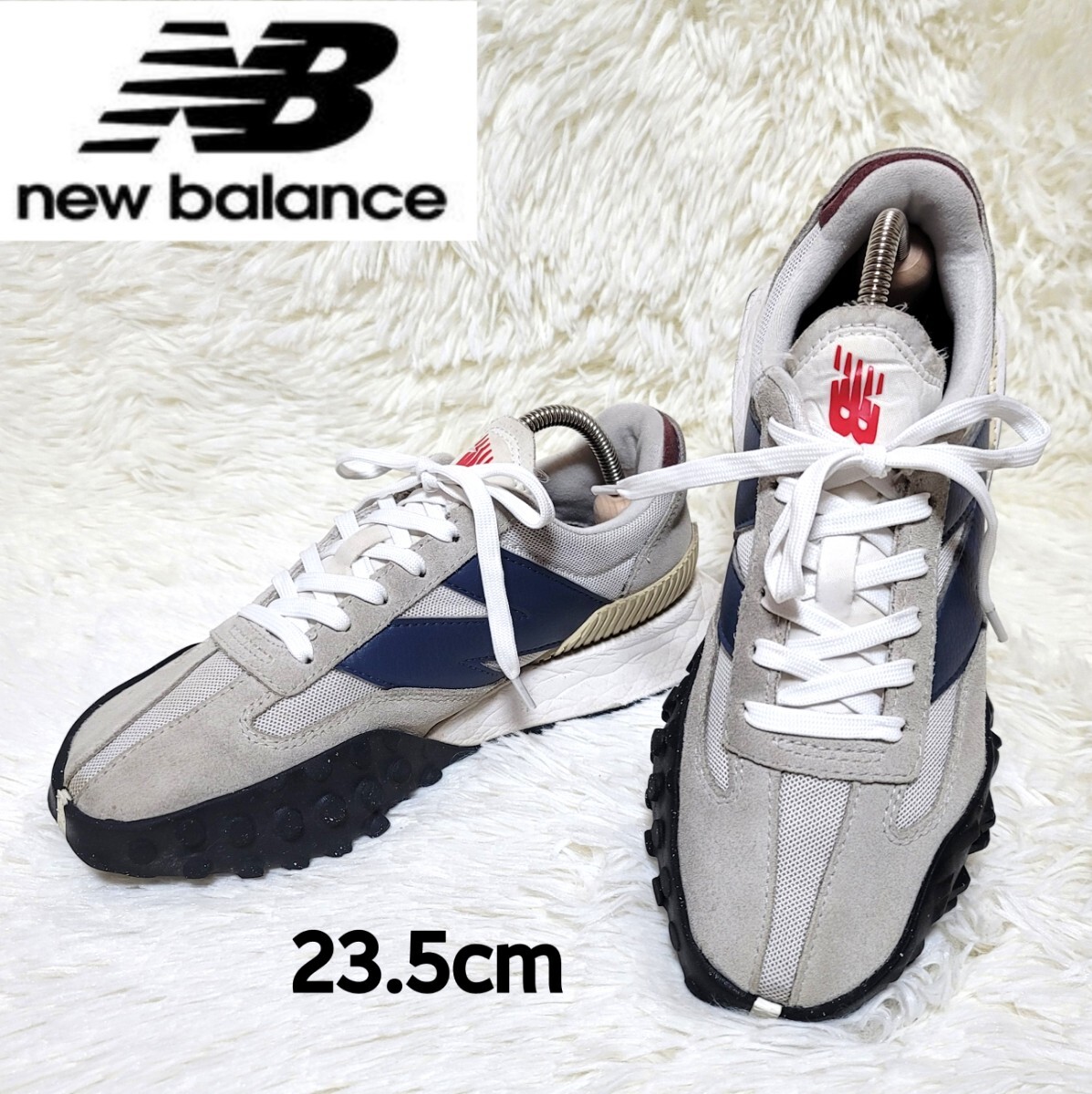【美品】ニューバランス スニーカー UXC72 グレー 23.5cm拍卖