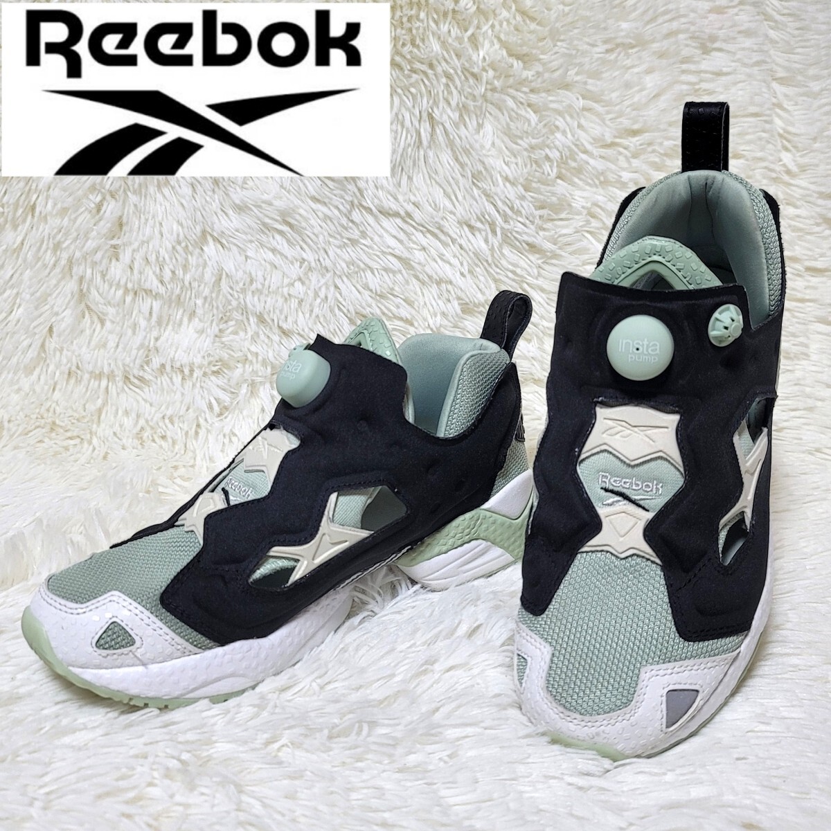 【美品】Reebok インスタポンプフューリー 95 スニーカー 24cm拍卖