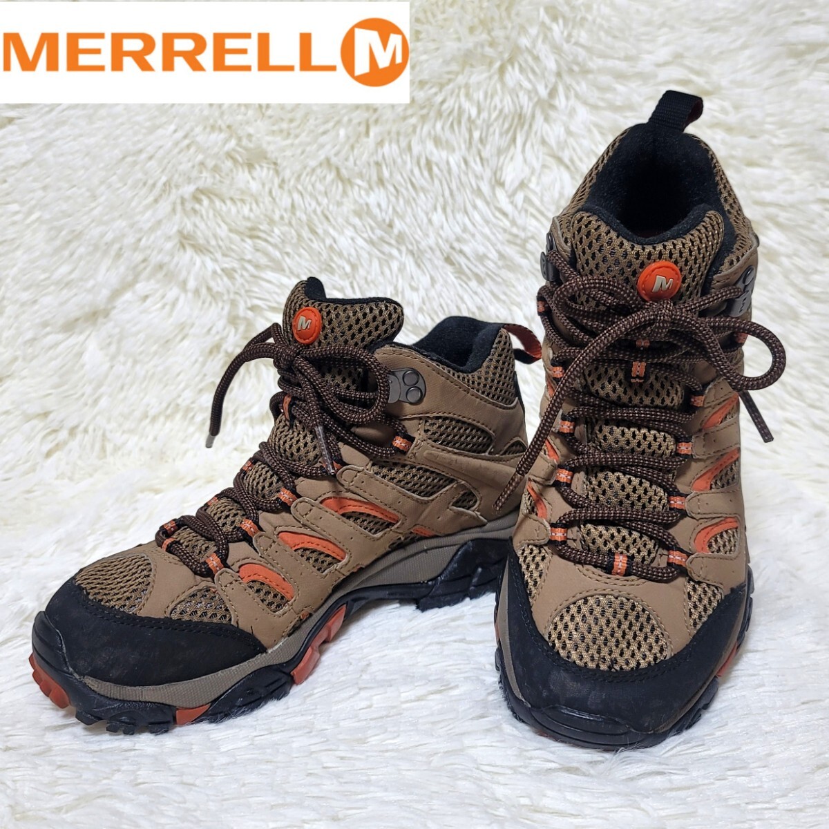 【美品】MERRELLメレル モアブ ミッド ゴアテックス トレッキングシューズ拍卖