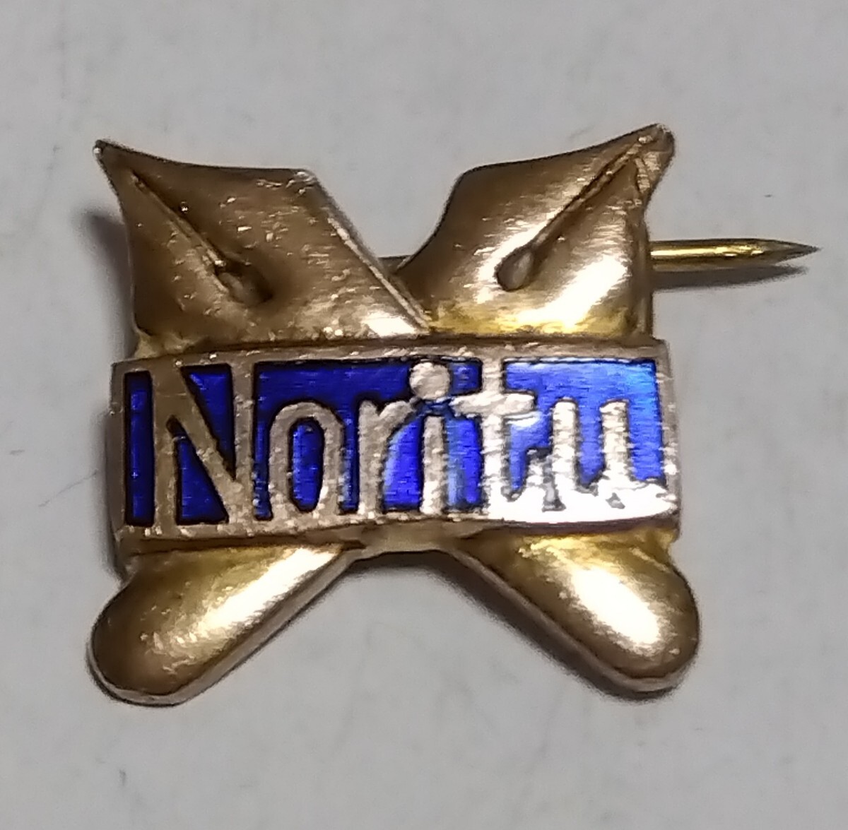 ◯慶應?ペンマーク【Noritu】ノーリツ?農林?農業?林業?詳細不明 校章 ビンテージ ピンバッジ 拍卖