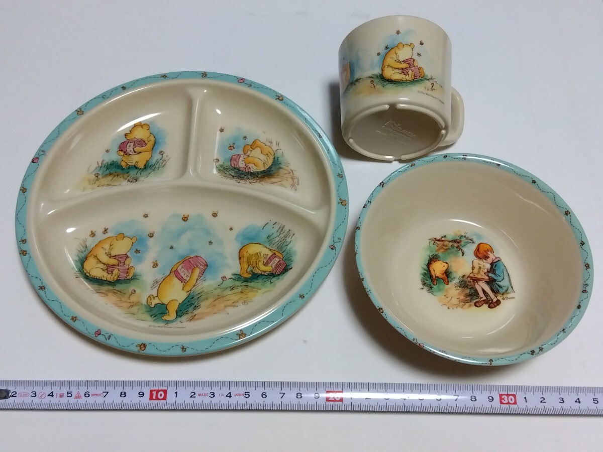 ◎SELANDIA E.H.シェパード【クラシックプー くまのプーさん】ワンプレート シリアルボウル マグカップ 未使用 お子様用 食器 3点セット拍卖