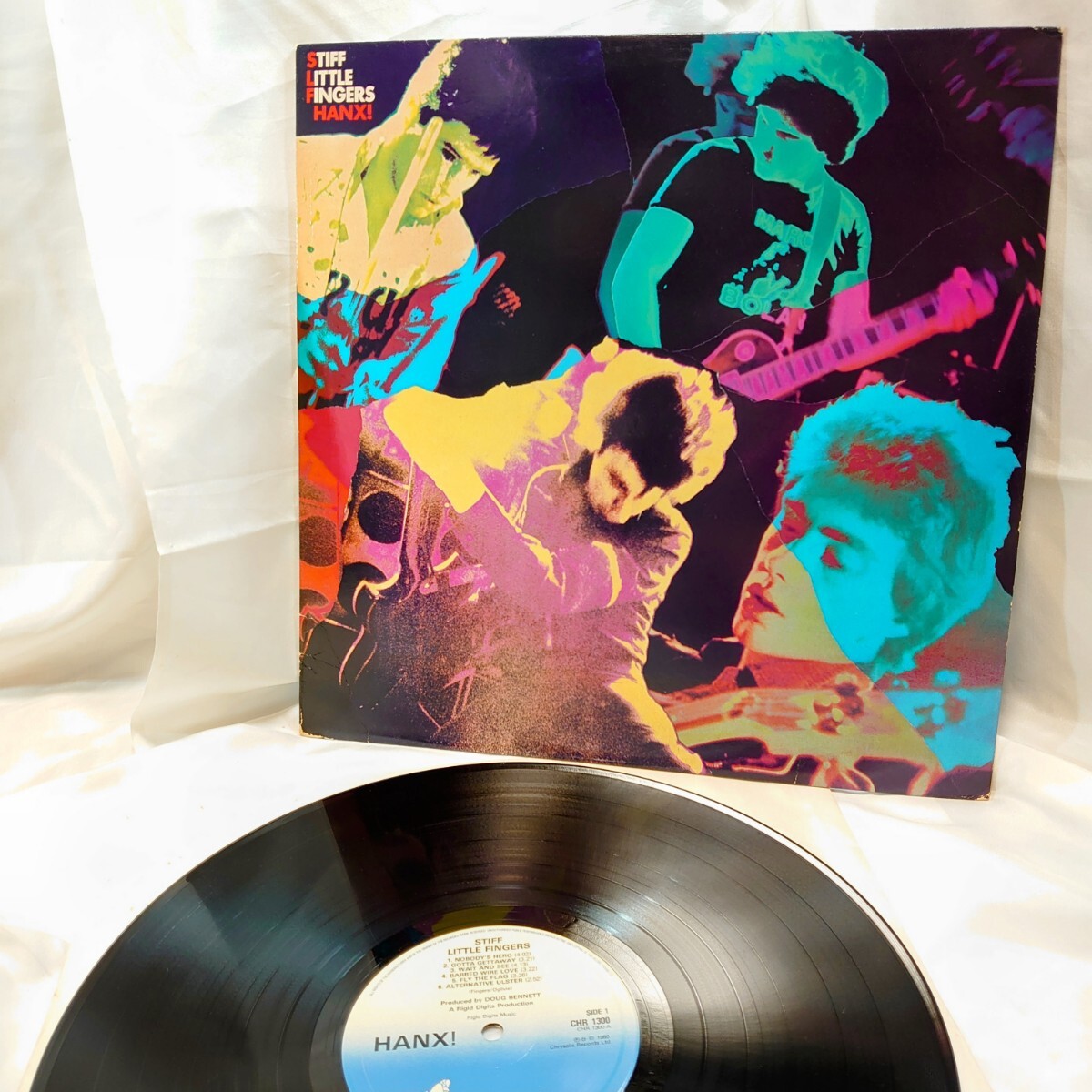 9400【UK盤/LP】 スティッフリトルフィンガーズ Stiff Little Fingers / Hanx CHR1300 洋楽 パンク ロック 12インチ レコード拍卖