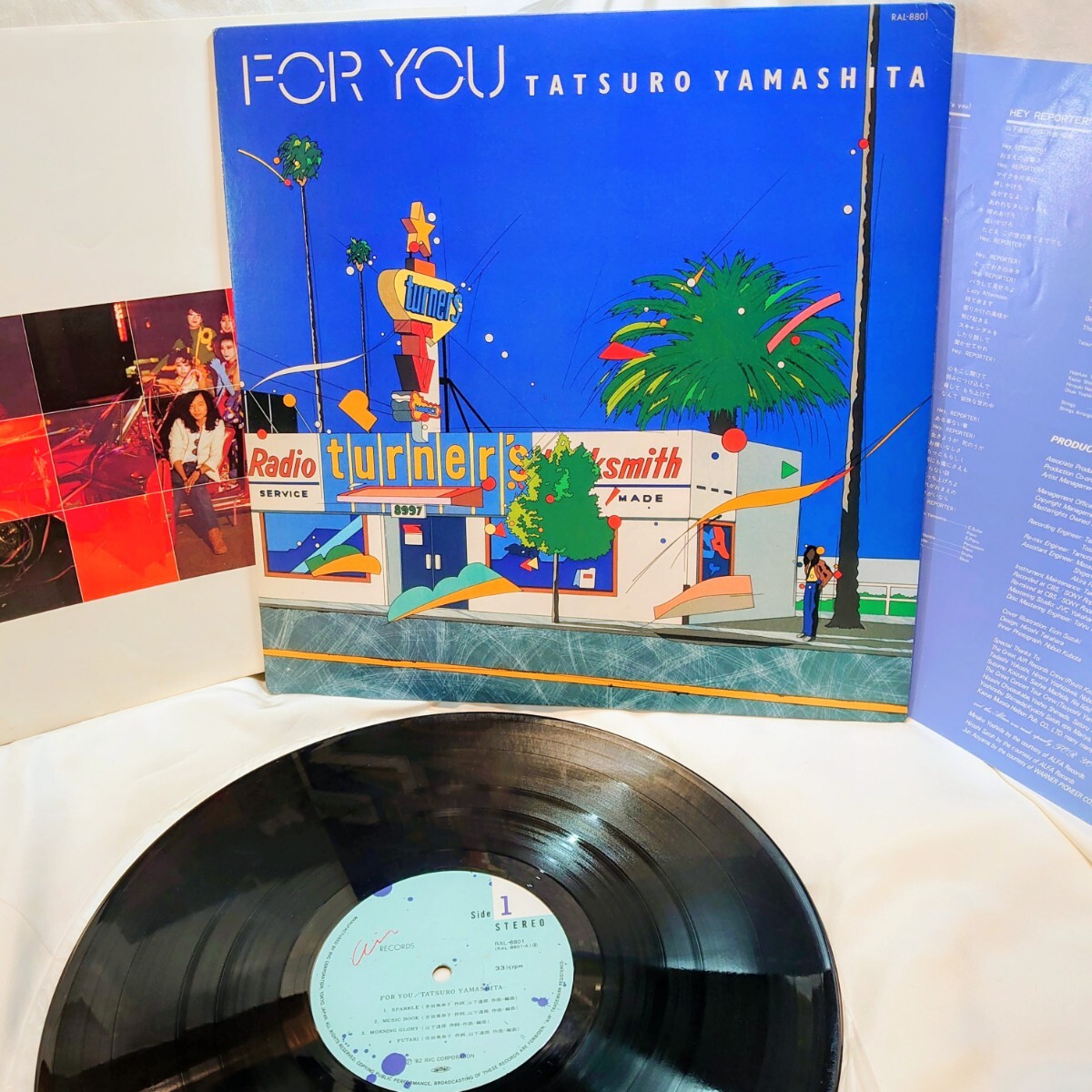 9421【LP盤】 山下達郎 / FOR YOU フォーユー RAT-8801 吉田美奈子 シティポップ ロック 12インチ レコード アルバム拍卖